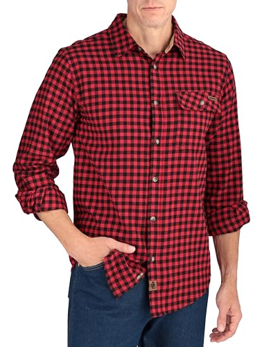 Legendary Whitetails Herren Buck Camp Flannel Shirt Hemd mit Button-Down-Kragen, Mini Buffalo Check, XX-Large Hoch Legendary Whitetails Herren Buck Camp Flannel Shirt Hemd mit Button-Down-Kragen, Mini Buffalo Check, XX-Large Hoch von Legendary Whitetails