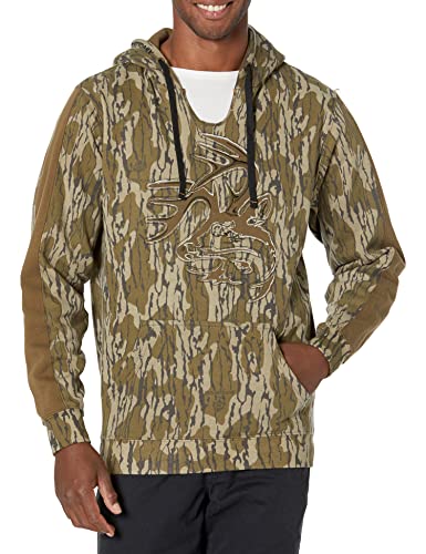 Legendary Whitetails Herren Camo Outfitter Hoodie Kapuzen-Sweatshirt, Mossy Oak Bottomland, XXX-Large von Legendary Whitetails