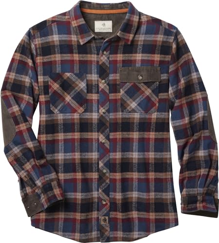 Legendary Whitetails Herren Harbor Heavyweight Flannel Shirt Hemd mit Button-Down-Kragen, Colonial Plaid, L von Legendary Whitetails