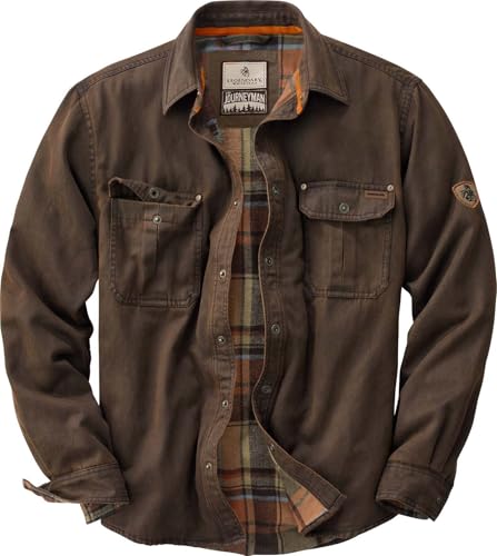 Legendary Whitetails Herren Journeyman Rugged Shirt Jacke, Tabak, XL von Legendary Whitetails
