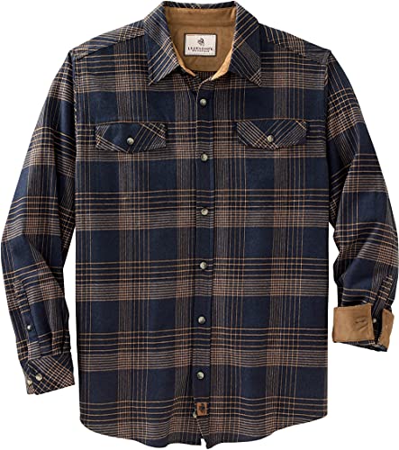Legendary Whitetails Herren Legendäres Flanellhemd Hemd mit Button-Down-Kragen, Navy Melange, L von Legendary Whitetails