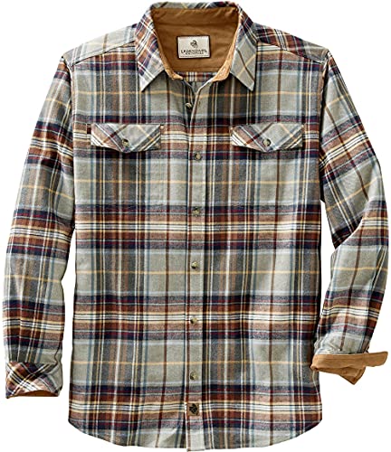 Legendary Whitetails Herren Legendäres Flanellhemd Button-Down-Shirt, Sequoia Sky Plaid, X-Large von Legendary Whitetails