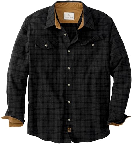 Legendary Whitetails Herren Legendary Flannel Shirt Hemd mit Button-Down-Kragen, Timberwolf Melange, Klein von Legendary Whitetails