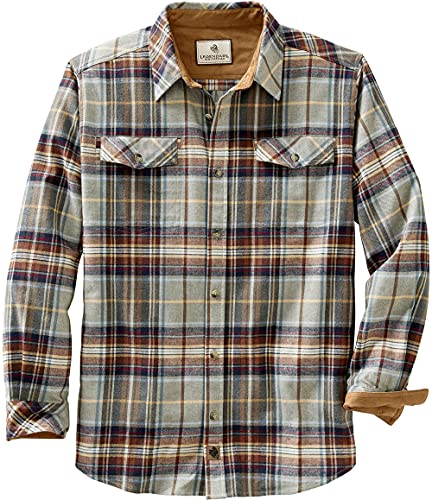 Legendary Whitetails Herren Legendary Flannel Shirt Hemd mit Button-Down-Kragen, Helles Sequoia Sky Plaid, XL Groß Tall von Legendary Whitetails