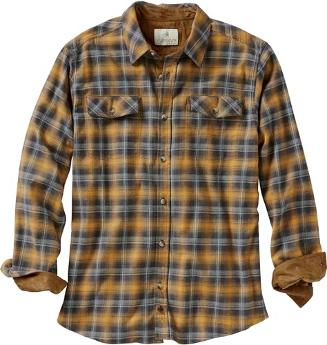 Legendary Whitetails Herren Legendäres Flanellhemd Hemd mit Button-Down-Kragen, Neuartiges Fletcher Plaid, XL von Legendary Whitetails