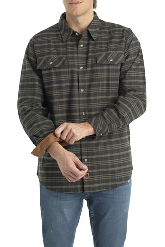 Legendary Whitetails Herren Legendary Heather Flanell Button-Down-Shirt, Army Melange, X-Large Big Tall von Legendary Whitetails