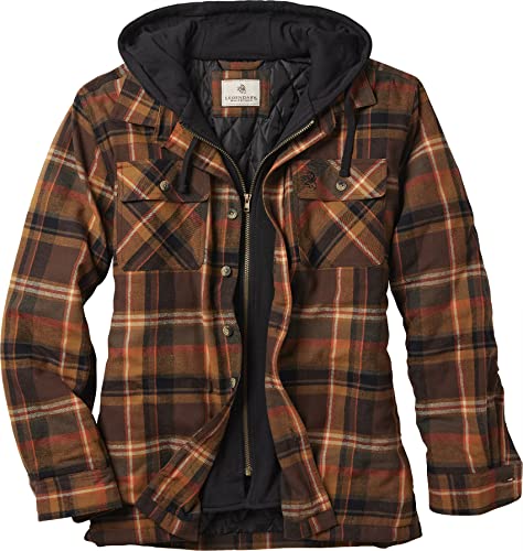 Legendary Whitetails Herren Maplewood Kapuzenjacke Hemdjacke, Plaid mit Hirschschuppen, Medium von Legendary Whitetails
