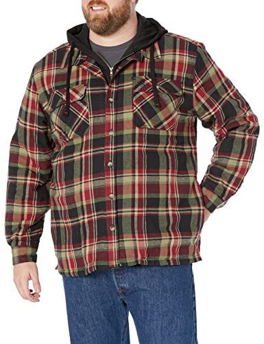 Legendary Whitetails Herren Maplewood Kapuzenjacke Hemdjacke, Spruce Mountain Plaid, Medium von Legendary Whitetails