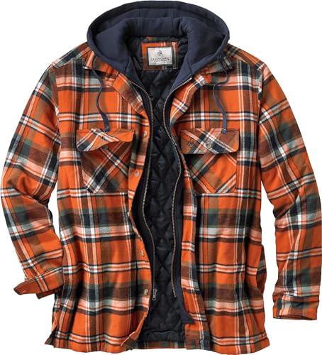 Legendary Whitetails Herren Maplewood Kapuzenjacke Hemdjacke, Tomahawk Plaid, 3XL von Legendary Whitetails