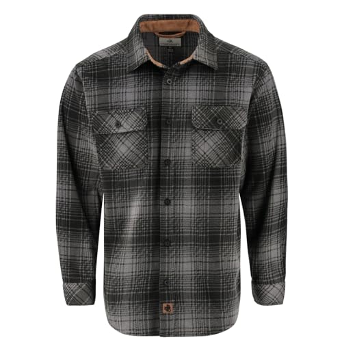 Legendary Whitetails Herren Navigator Fleece Button Up Shirt, True Night Plaid, XXL von Legendary Whitetails