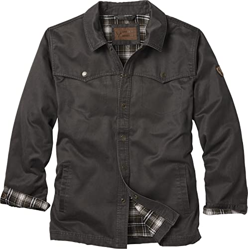 Legendary Whitetails Herren Stockyards Lonestar gewachste Canvas Hemdjacke, Coal, L von Legendary Whitetails