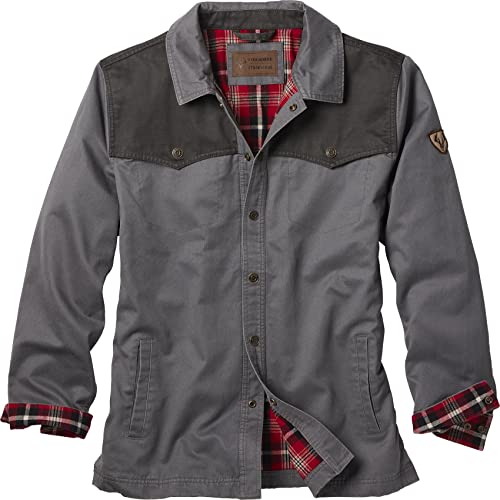 Legendary Whitetails Herren Stockyards Lonestar gewachste Canvas Hemdjacke, Stahl, L Legendary Whitetails Herren Stockyards Lonestar gewachste Canvas Hemdjacke, Stahl, L von Legendary Whitetails