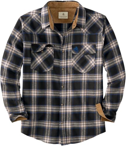 Legendary Whitetails Men's Big & Tall Shotgun Western Flannel Shirt, Outlaw Plaid, 3X-Large von Legendary Whitetails