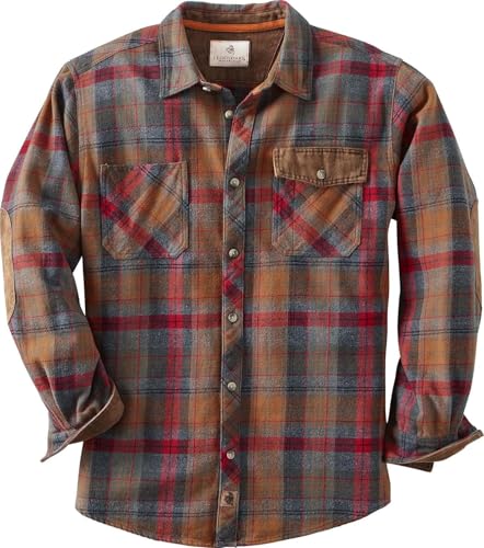 Legendary Whitetails Schweres Flanellhemd für Herren, langärmelig, Knopfleiste, 100% Baumwolle, Smokey Mountain Plaid, Mittel Legendary Whitetails Schweres Flanellhemd für Herren, langärmelig, Knopfleiste, 100% Baumwolle, Smokey Mountain Plaid, Mittel von Legendary Whitetails