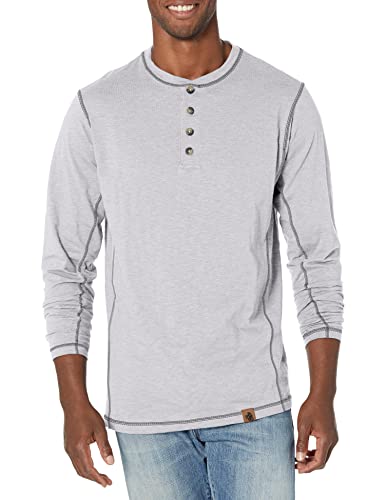 Legendary Whitetails Men's Maverick Slub Henley Shirt, Athletic Heather, Large Tall von Legendary Whitetails