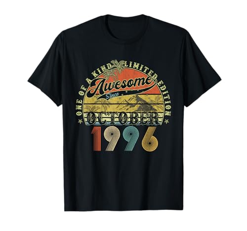 29 Jahre alte Geburtstagsgeschenke für Männer Oktober 1996 29. Geburtstag T-Shirt 29 Jahre alte Geburtstagsgeschenke für Männer Oktober 1996 29. Geburtstag T-Shirt von Legendary birthday October Tee Gifts For Man