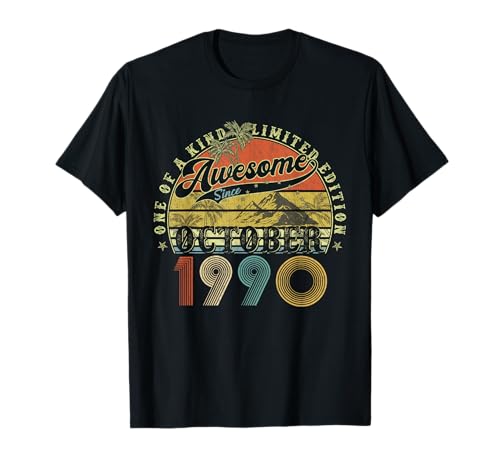 35 Jahre alte Geburtstagsgeschenke für Männer Oktober 1990 35. Geburtstag T-Shirt 35 Jahre alte Geburtstagsgeschenke für Männer Oktober 1990 35. Geburtstag T-Shirt von Legendary birthday October Tee Gifts For Man