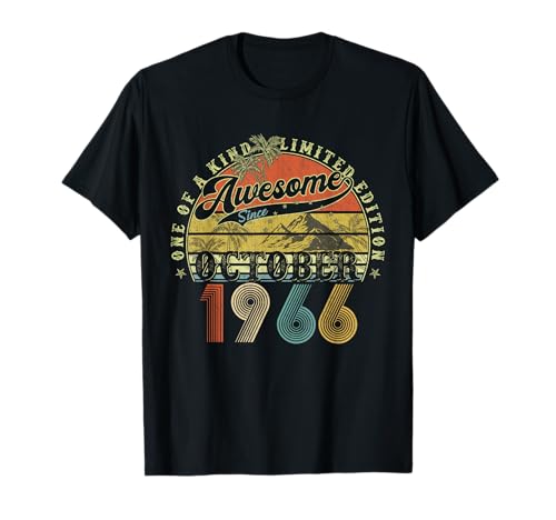 59 Jahre alte Geburtstagsgeschenke für Männer Oktober 1966 59. Geburtstag T-Shirt 59 Jahre alte Geburtstagsgeschenke für Männer Oktober 1966 59. Geburtstag T-Shirt von Legendary birthday October Tee Gifts For Man