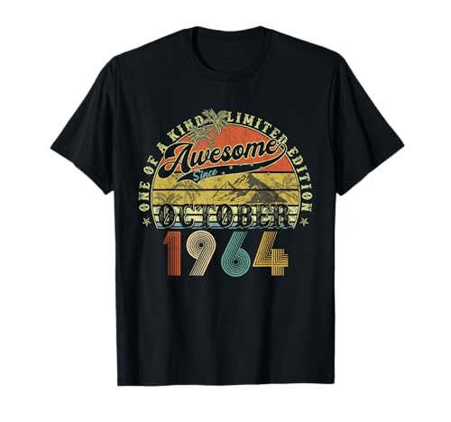 61 Jahre alte Geburtstagsgeschenke für Männer Oktober 1964 61. Geburtstag T-Shirt 61 Jahre alte Geburtstagsgeschenke für Männer Oktober 1964 61. Geburtstag T-Shirt von Legendary birthday October Tee Gifts For Man