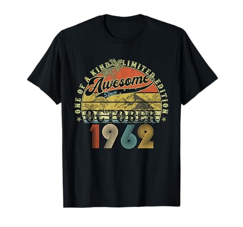 63 Jahre alte Geburtstagsgeschenke für Männer Oktober 1962 63. Geburtstag T-Shirt 63 Jahre alte Geburtstagsgeschenke für Männer Oktober 1962 63. Geburtstag T-Shirt von Legendary birthday October Tee Gifts For Man