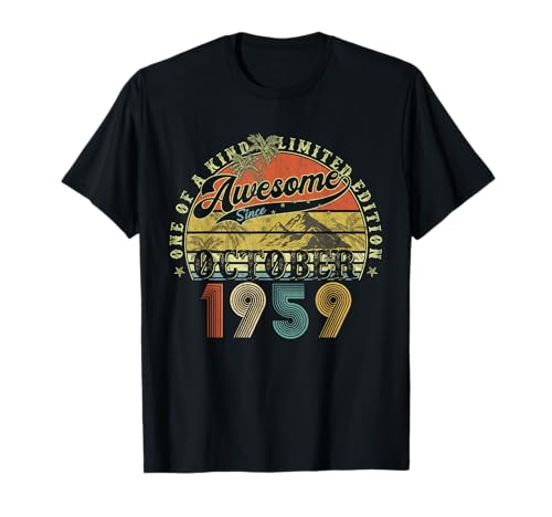 66 Jahre alte Geburtstagsgeschenke für Männer Oktober 1959 66. Geburtstag T-Shirt 66 Jahre alte Geburtstagsgeschenke für Männer Oktober 1959 66. Geburtstag T-Shirt von Legendary birthday October Tee Gifts For Man