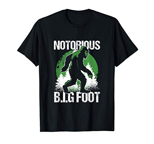 Berüchtigt Ape Man Bigfoot Großfuß Affenmensch Geschenk T-Shirt von Legende Yeren Alma Affe Mensch Sasquatch
