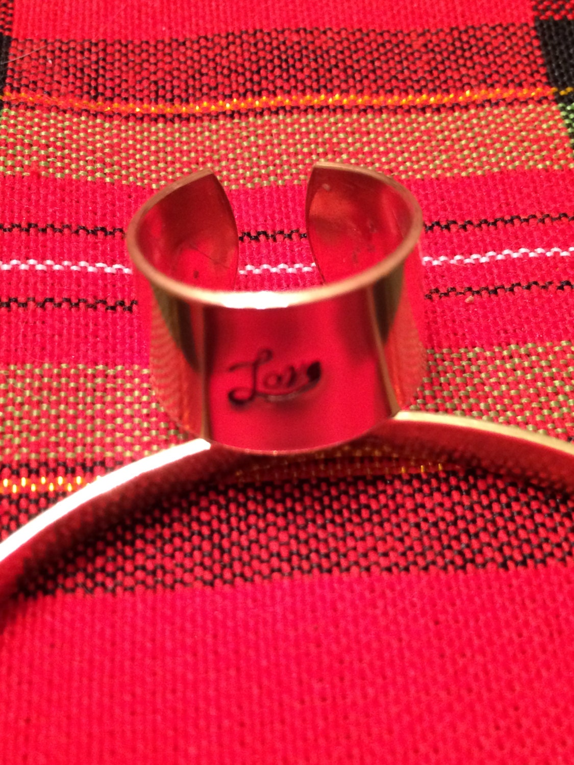 Liebe Kupfer Bandring Mit K M Initialen An Den Enden Liebe Kupfer Bandring Mit K M Initialen An Den Enden von LegendsJewelry