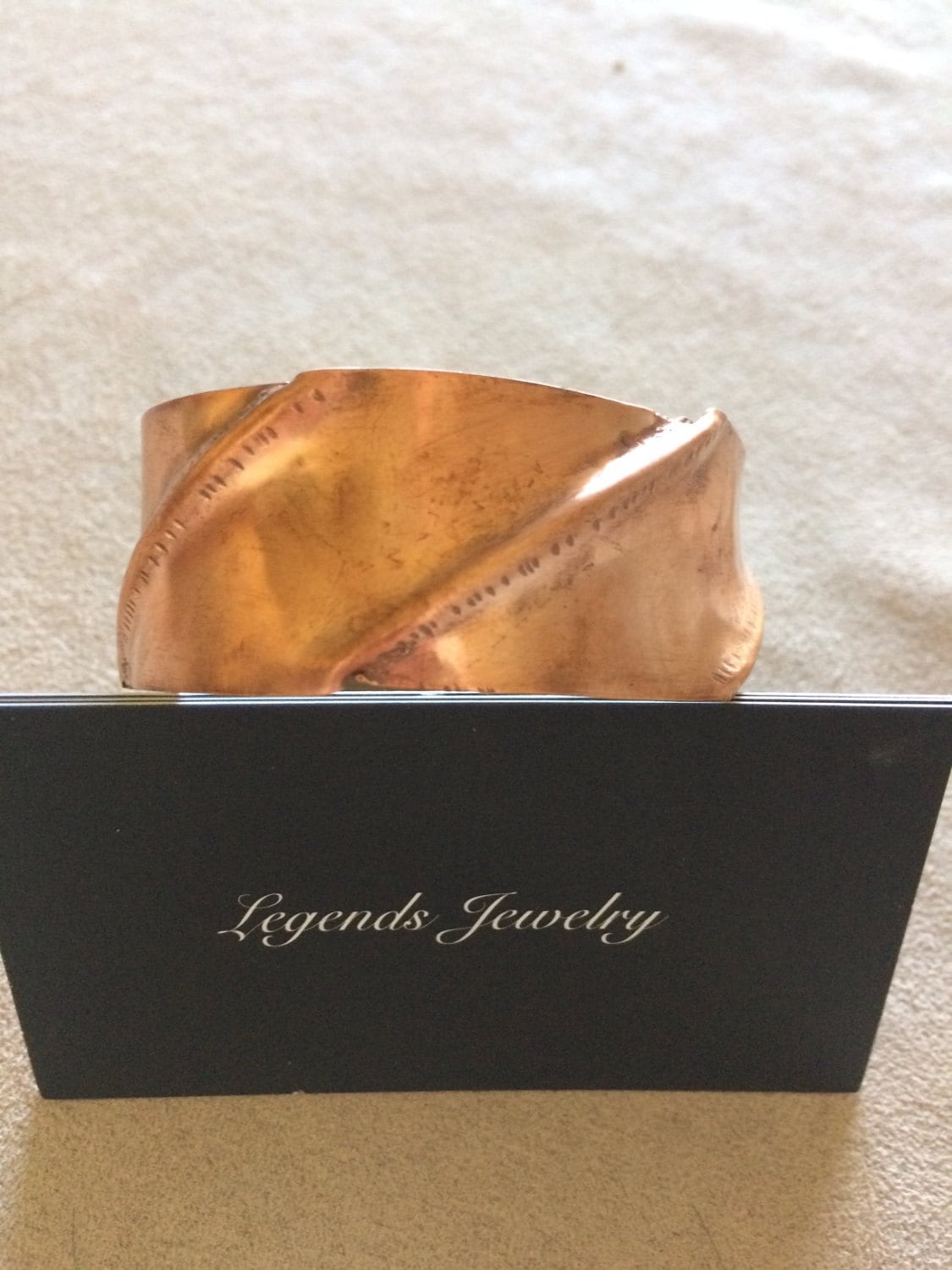 Manschette Armband, Kupfer Trifold, Für Männer Oder Frauen, Von Hand Gefertigt. Tolle Geschenkidee, Hergestellt in Den Usa von LegendsJewelry