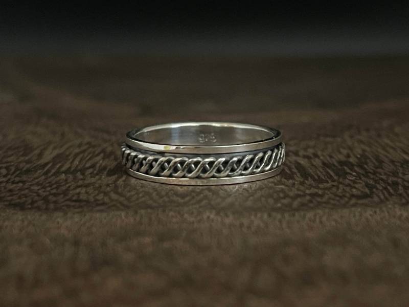 Infinity Spinner Ring Silber 925 Sterling von LegendsSilver