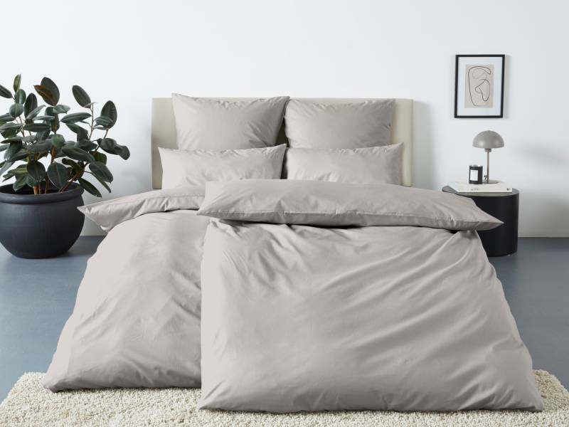 LeGer Home by Lena Gercke Bettwäsche "Anisa in Gr. 135x200, 155x220 cm oder 200x200" 2 tlg. Bettwäsche aus Baumwolle, unifarbene Bettwäsche mit Reißverschluss von Leger Home By Lena Gercke