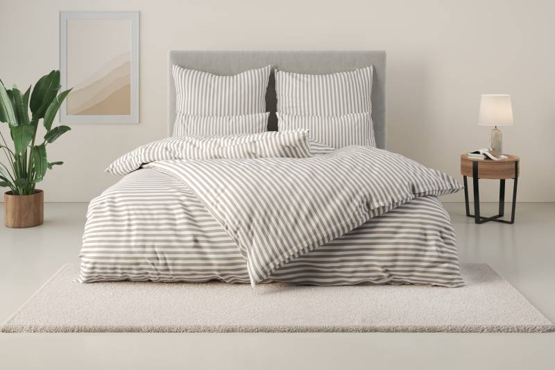 LeGer Home by Lena Gercke Bettwäsche "Linnea" 2 tlg. aus 100% Baumwolle, Streifendesign von Leger Home By Lena Gercke