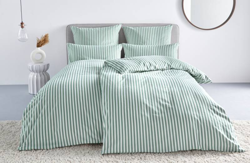 LeGer Home by Lena Gercke Bettwäsche "Linnea" 2 tlg. aus 100% Baumwolle, Streifendesign von Leger Home By Lena Gercke