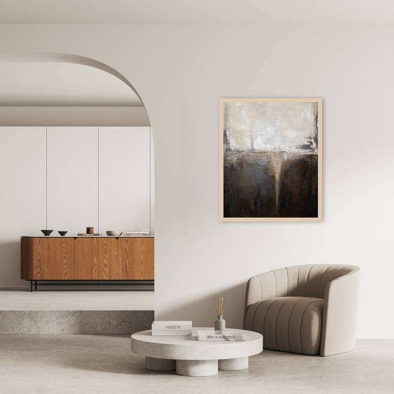 LeGer Home by Lena Gercke Bild mit Rahmen "Emma" Abstrakt  Abstrakte  Art  Kunst  Modern 1 Stk. tlg. Premium Poster mit Naturholzrahmen, Handarbeit aus Deutschland von Leger Home By Lena Gercke