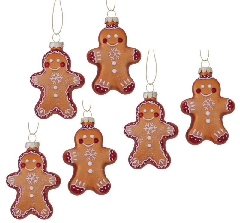 LeGer Home by Lena Gercke Christbaumschmuck "Weihnachtsanhänger Gingy" Weihnachtlicher Lebkuchenmann, 6er-Set, Weihnachtsdeko LeGer Home by Lena Gercke Christbaumschmuck "Weihnachtsanhänger Gingy" Weihnachtlicher Lebkuchenmann, 6er-Set, Weihnachtsdeko von Leger Home By Lena Gercke