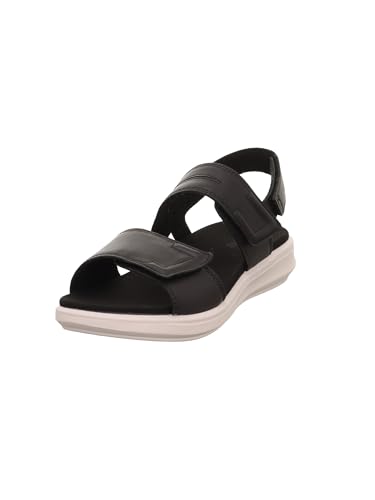Legero Damen Ella Flache Sandale, Schwarz 0100, 37 EU Legero Damen Ella Flache Sandale, Schwarz 0100, 37 EU von Legero