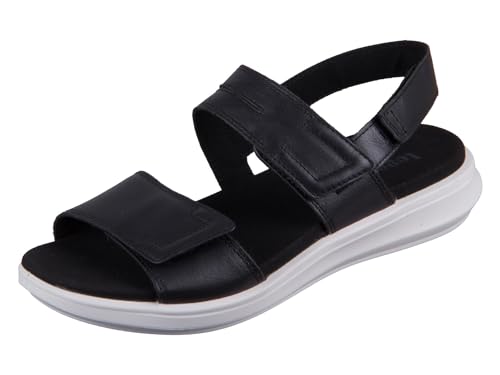 Legero Damen Ella Flache Sandale, Schwarz 0100, 40 EU von Legero