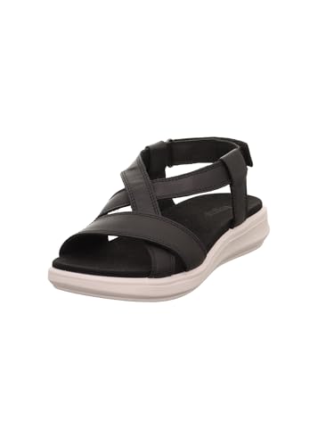 Legero Damen Ella Flache Sandale, Schwarz 0100, 42 EU von Legero