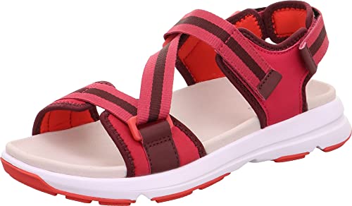 Legero Damen Liberty Sandale, Dark Raspberry (ROT) 5550, 36 EU von Legero