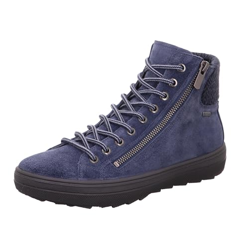 Legero Damen MIRA warm gefütterte Gore-Tex Warm Gefütterte Gore-Tex Stiefelette, Gr. 36 EU (3.5 UK), Blau (INDACOX 8600) von Legero