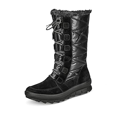 Legero Damen NOVARA warm gefütterte Gore-Tex warm gefütterte Gore-Tex Kniehohe Stiefel, SCHWARZ 0000, 39 EU von Legero