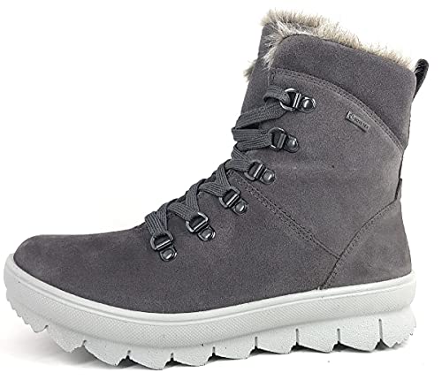 Legero Damen NOVARA warm gefütterte Gore-Tex Schneestiefel, Grau (FUMO 2200), 38 EU (5 UK) von Legero