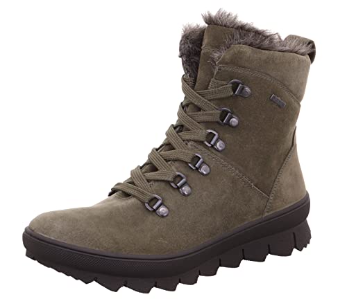 Legero Damen NOVARA warm gefütterte Gore-Tex Schneestiefel, Yerba (GRÜN) 7500, 37 EU von Legero