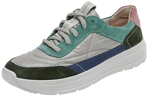 Legero Damen Sprinter Sneaker, Multicolour Green (SONSTIGE) 9780, 41 EU Schmal von Legero