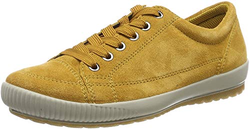 Legero TANARO-Sneaker, Damen Niedrig- Anderes Leder, Gelb (Curry (Gelb) 63), 41 EU (7 UK) von Legero