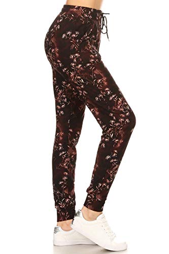 Leggings Depot Premium Damen Jogginghose Beliebte Bedruckte Hohe Taille Track Yoga Full Pants (S-XL) BAT4 - - Groß von Leggings Depot