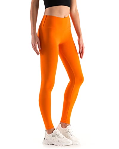 Leggings Empire Damen Leggings mit hoher Taille Schlankheits Gamaschen für Damen mit Panel Dehnbare Atmungsaktive Elastischer breiter Bund Plus Size 36-56 EU LWP Orange 48 EU Leggings Empire Damen Leggings mit hoher Taille Schlankheits Gamaschen für Damen mit Panel Dehnbare Atmungsaktive Elastischer breiter Bund Plus Size 36-56 EU LWP Orange 48 EU von Leggings Empire