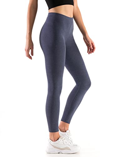 Leggins Empire Damen Leggings aus Baumwolle mit Fleecefutter Lange Winterleggings für Damen Undurchsichtig Warme Opak Gamaschen Leggings mit Fleece Innen Übergrößen 36-56 EU von Leggings Empire