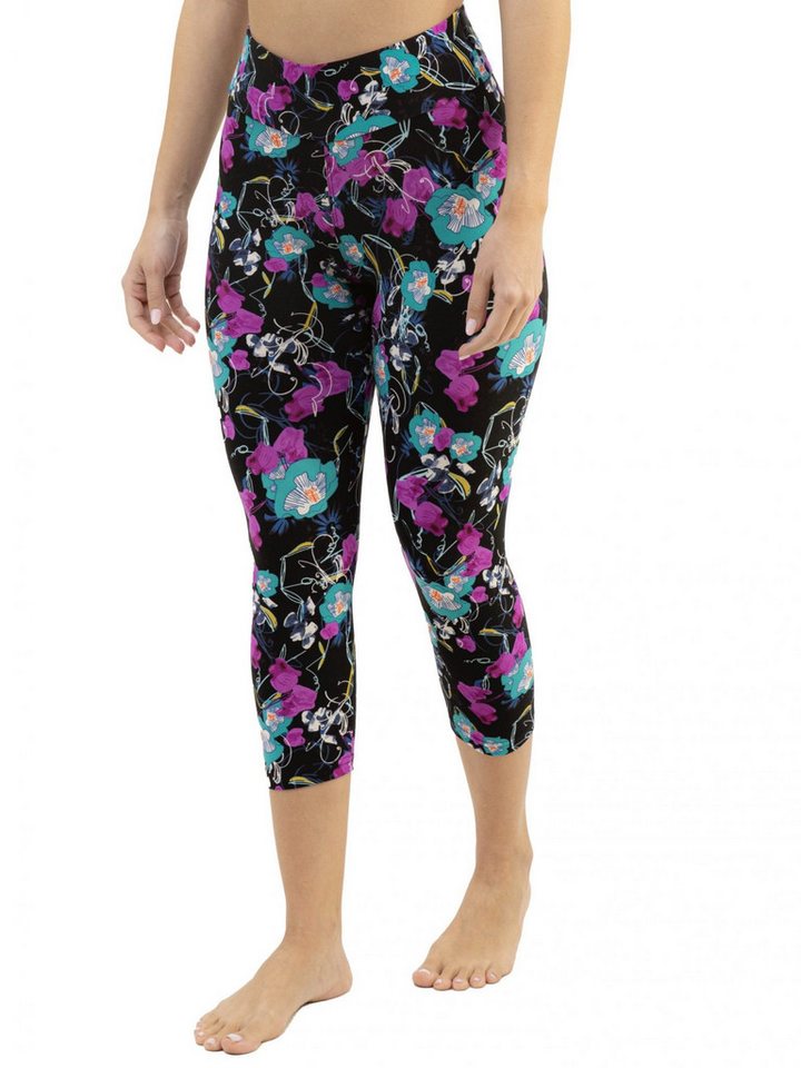 Leggings Park 3/4-Leggings Damen Mädchen Super Soft Capri Leggings 3/4 Stretch (Die Leggings ist leichtgewichtig und ideal für alle Jahreszeiten) Slimming-Shaping-Funktion sorgen für perfekte Passform. von Leggings Park