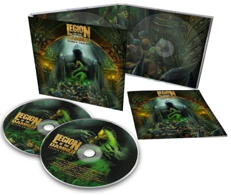Legion Of The Damned The poison chalice CD multicolor von Legion Of The Damned