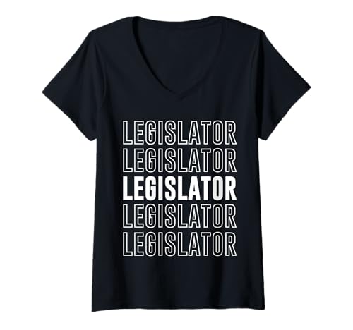 Damen Gesetzgeber T-Shirt mit V-Ausschnitt Damen Gesetzgeber T-Shirt mit V-Ausschnitt von Legislator Apparel